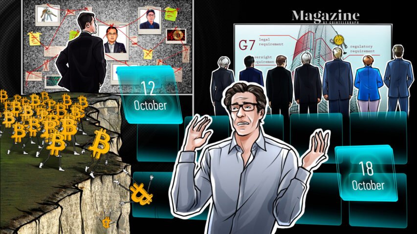 Large Bitcoin prediction, OKEx spooks markets, Ripple exec’s crippling mistake: Hodler’s Digest, Oct. 12–18