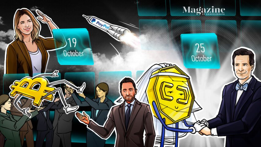 PayPal particular! Crypto plans revealed, Bitcoin’s response, critics circle: Hodler’s Digest, Oct. 19–25
