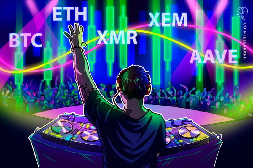 Prime 5 cryptocurrencies to look at this week: BTC, ETH, XMR, XEM, AAVE