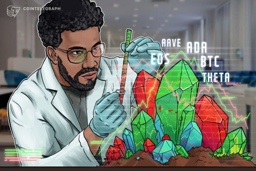 Prime 5 cryptocurrencies to observe this week: BTC, ADA, EOS, THETA, AAVE